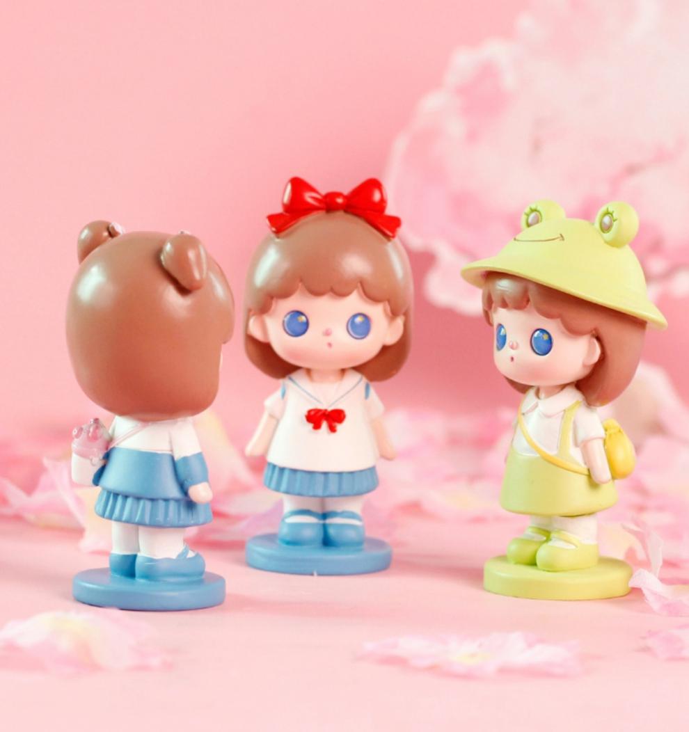 好品优选童话小镇盲盒candy糖糖校园系列盲盒整套可爱女孩树脂牛年