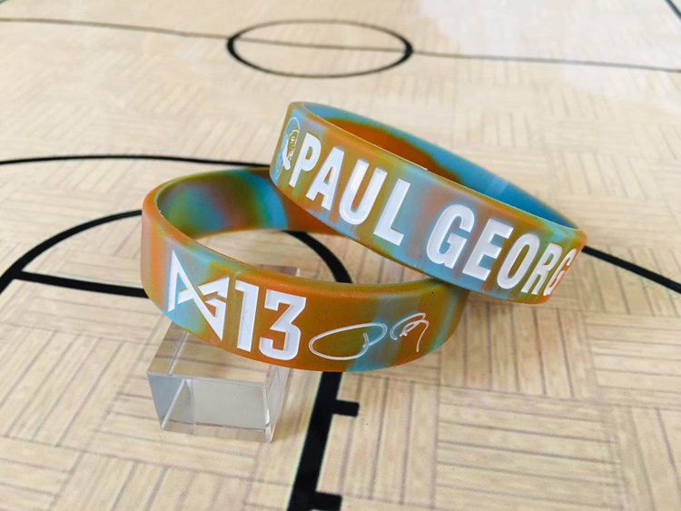 腾讯体育官方旗舰店同款保罗乔治手环手环熔岩篮球手环篮球腕限量版全