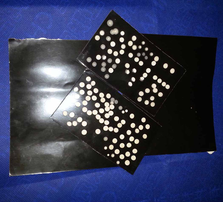 艺可恩定做 定制激光调光相纸 感光相纸 激光焊接光斑纸 打标美容切割