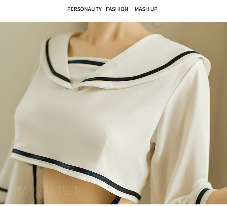 女jk制服诱惑sm性感小学妹超短裙套装粉色透明性感秘书连衣裙白粉