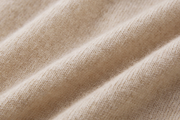 三宅·一生同款【】高原软黄金天然未染色原绒全成型卷边领套衫 花米