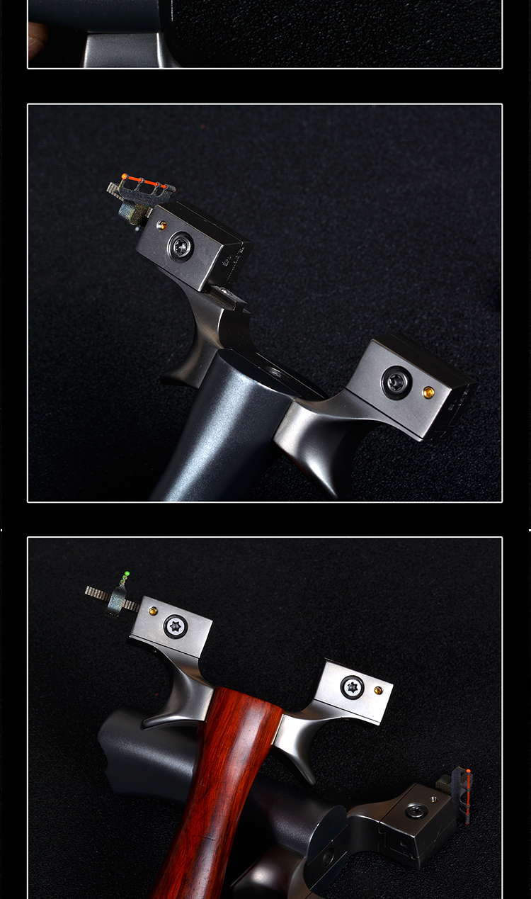 【好货上新】钛合金扁皮弹弓传奇2020可调弓门弹工器户外高精准弹弓