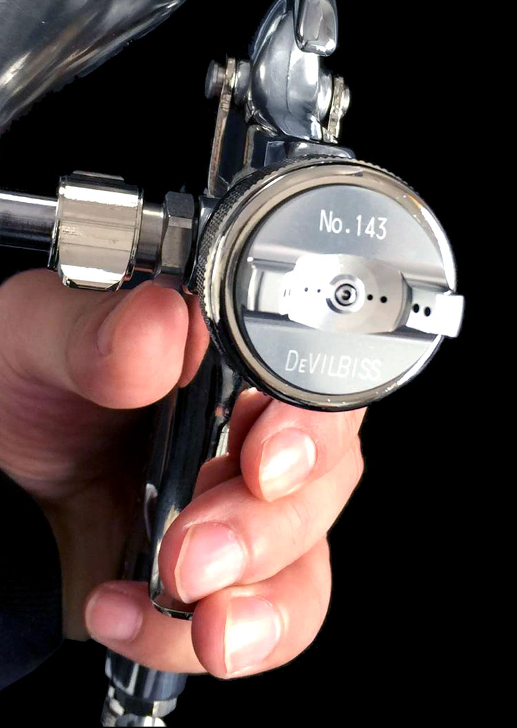 山外楼 戴维比斯502喷枪汽车油漆特威喷漆枪面漆气动高雾化侧上下壶