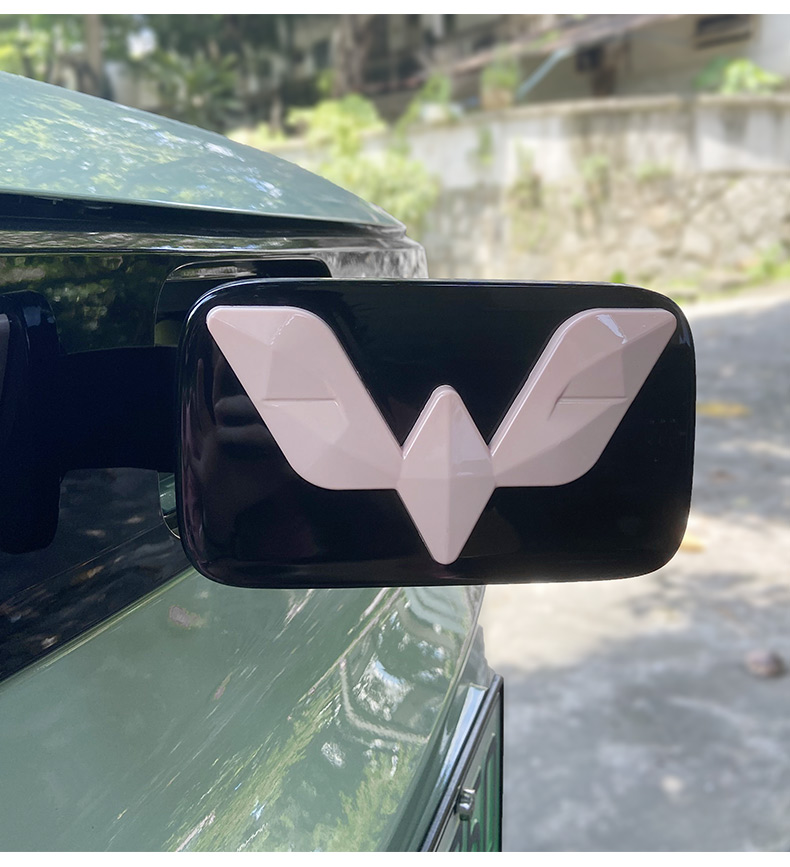 五菱宏光mini前车标改装贴马卡龙汽车专用迷你logo标志个性装饰贴