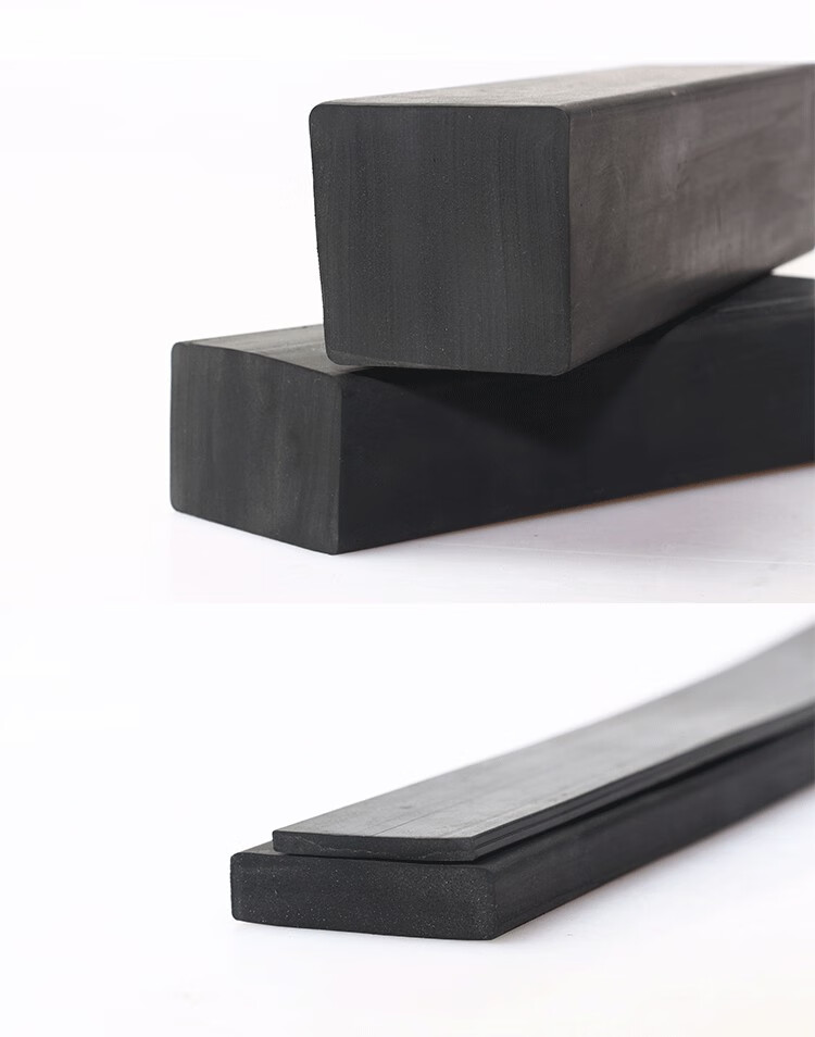 橡胶条实心扁条方条黑色硬胶条长条丁晴耐油耐磨缓冲减震耐压防水厚