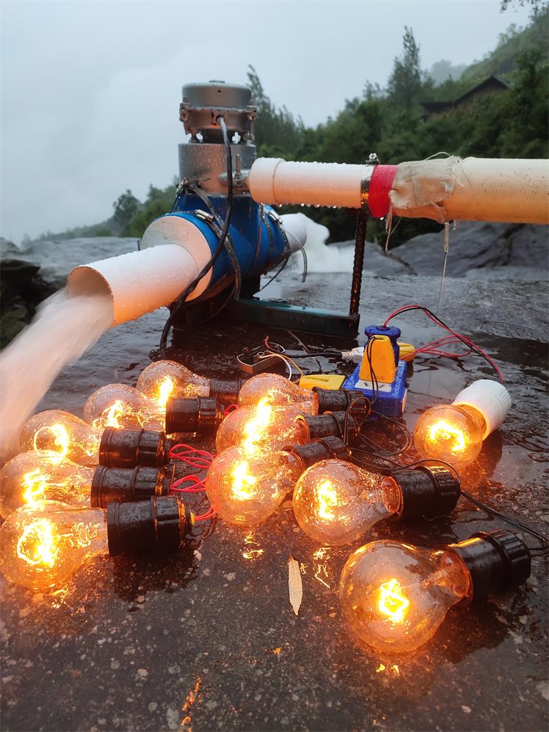 铝合金1000瓦涡轮水力发电机220伏50hz家用