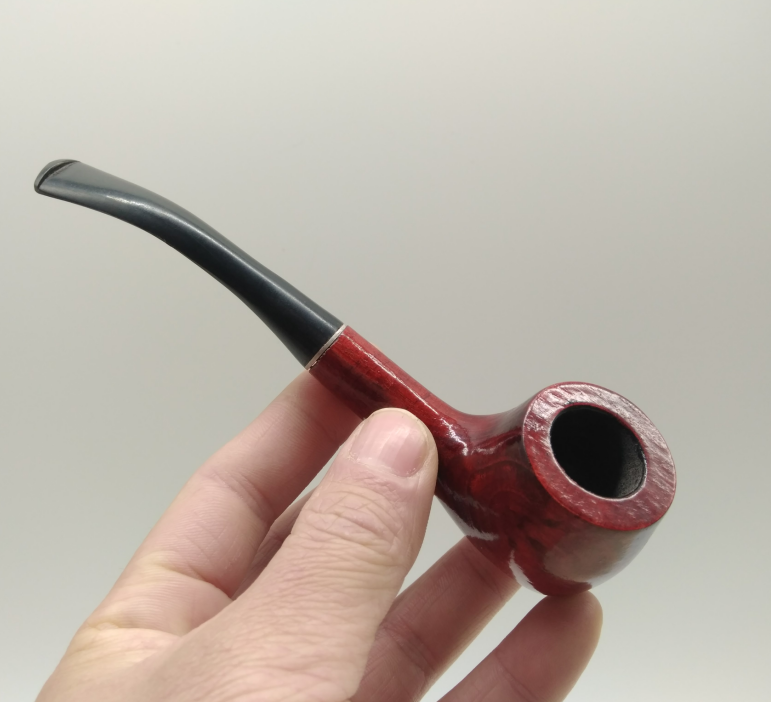 老人旱烟斗美观烟斗卷烟树脂老人烟杆式烟袋锅汉长烟铁锅汽车老式旱