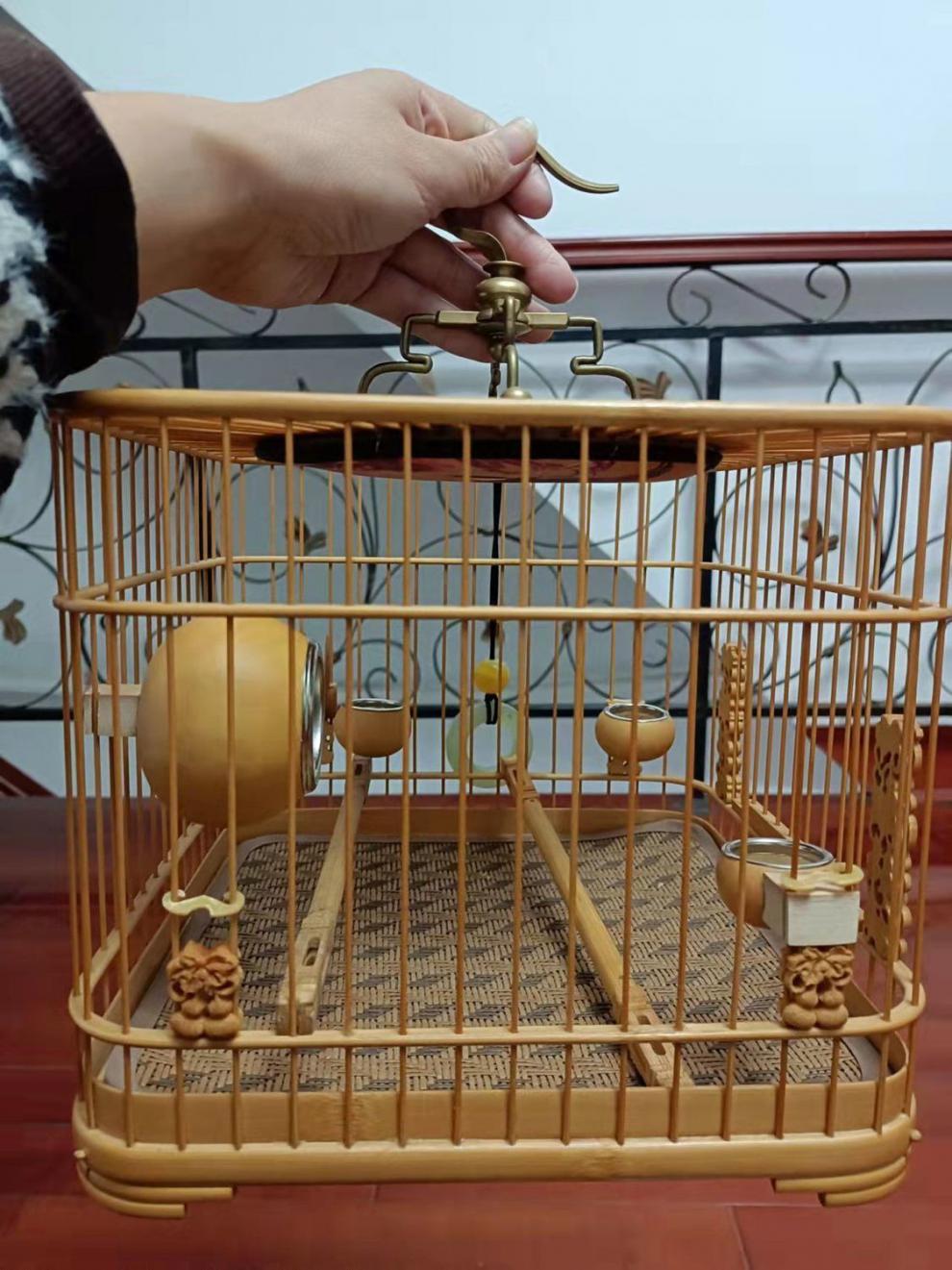 秀眼葫芦鸟食罐黑子窝文鸟繁殖窝珍珠鸟窝葫芦小鸟窝1个657厘米左右