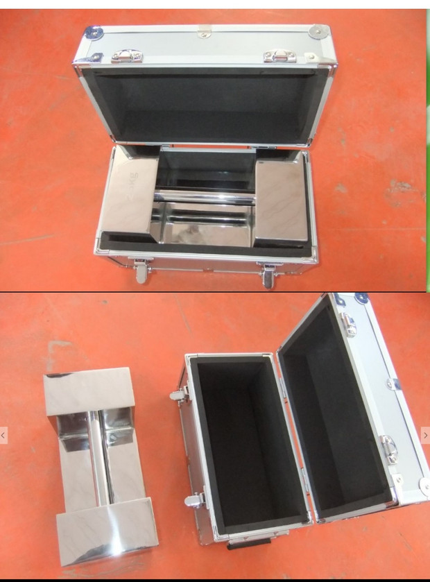 锁型砝码包装盒长方形砝码铝合金包装盒1kg2kg5kg10kg20kg25kg 2kg