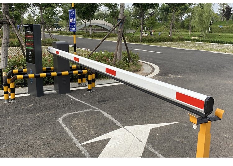 道闸杆小区停车场门卫门禁挡车栅栏起落升降拦车八角伸缩栏杆直杆八角