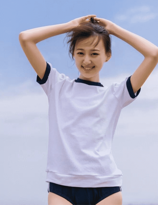 体操服微胖 微胖少女学院风运动套装日系保守高中生体操服日式写真