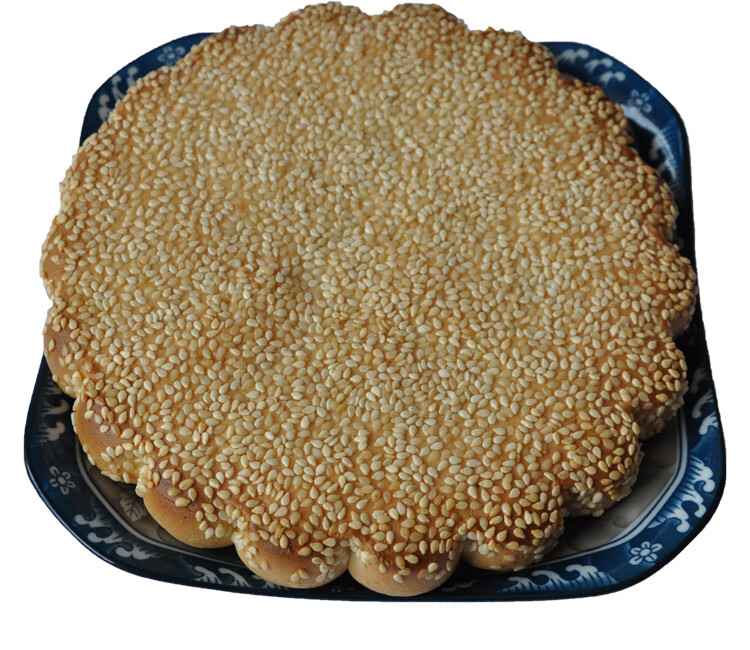 麻饼湖北随州特产李廷广麻酥饼饼子芝麻饼礼盒装糕点散装套饼3个饼子