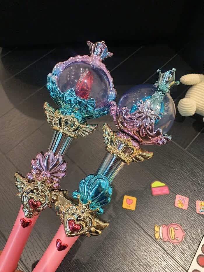 公主魔法棒闪光音乐仙女棒抖音巴啦啦小魔仙玩具儿童节女生日礼物