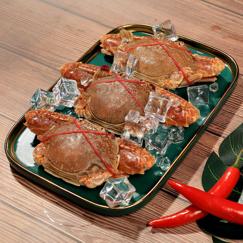 东山岛野生海鲜梭子蟹活体大肉蟹可清蒸活冻扁蟹2斤56只