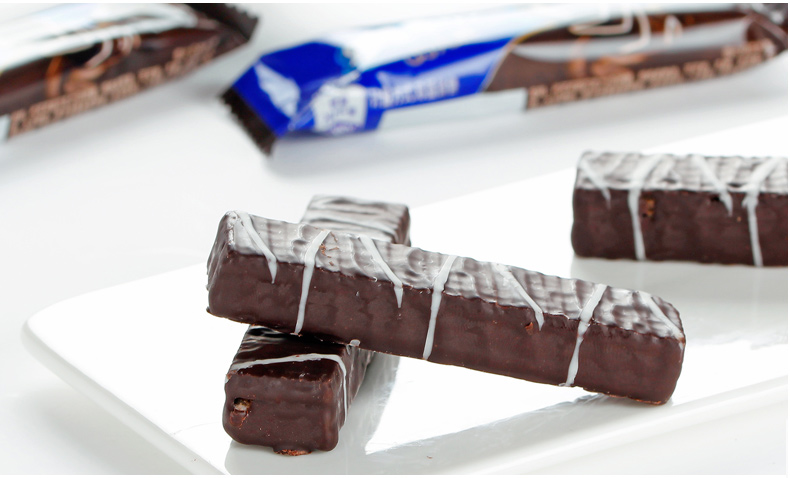 奥利奥巧克力棒批发1000g约72条威化饼干零食奶白多口ksf约76条奶白