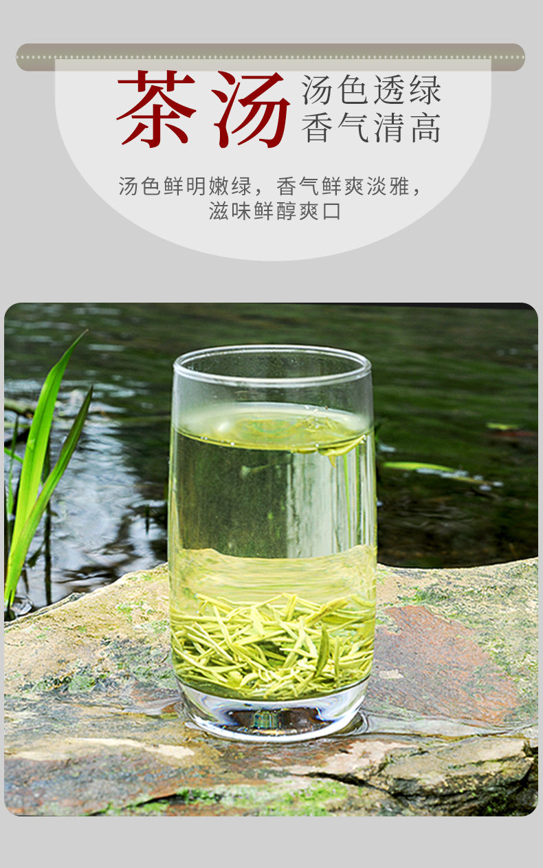 君山毛尖绿茶250g500g袋2021明前新茶春茶君山毛尖浓香型茶叶嫩芽绿茶