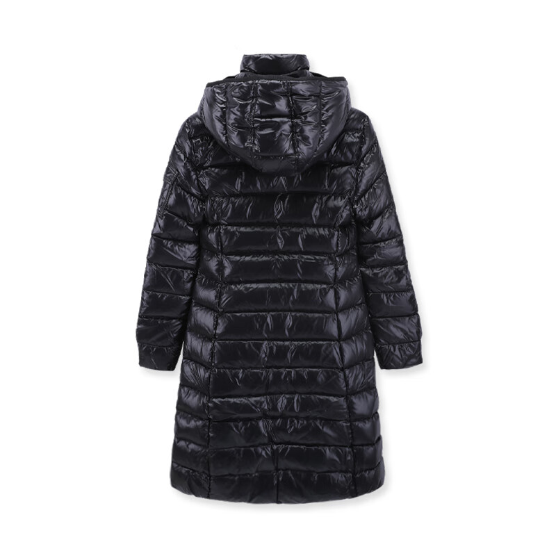 moncler/蒙口 moka女士长款羽绒服 黑色f20931c51300 68950 999 1-s