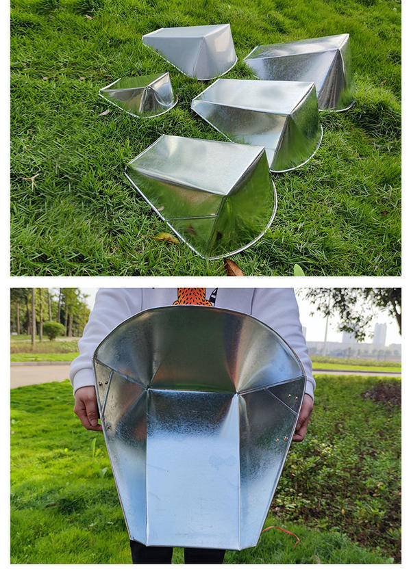 粮食撮垃圾不锈铁纯手工家用农用撮 迷你百花铁撮箕(宽约11cm)【图片