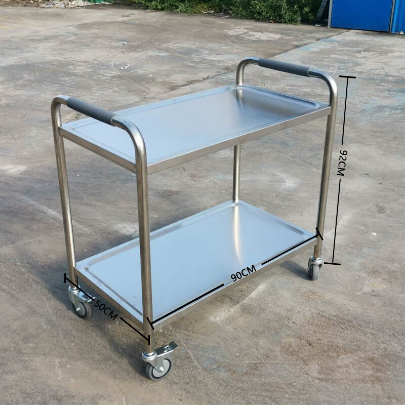 送餐车手推车层餐车酒店手推车双层餐厅送餐车手推收碗车火锅店推车