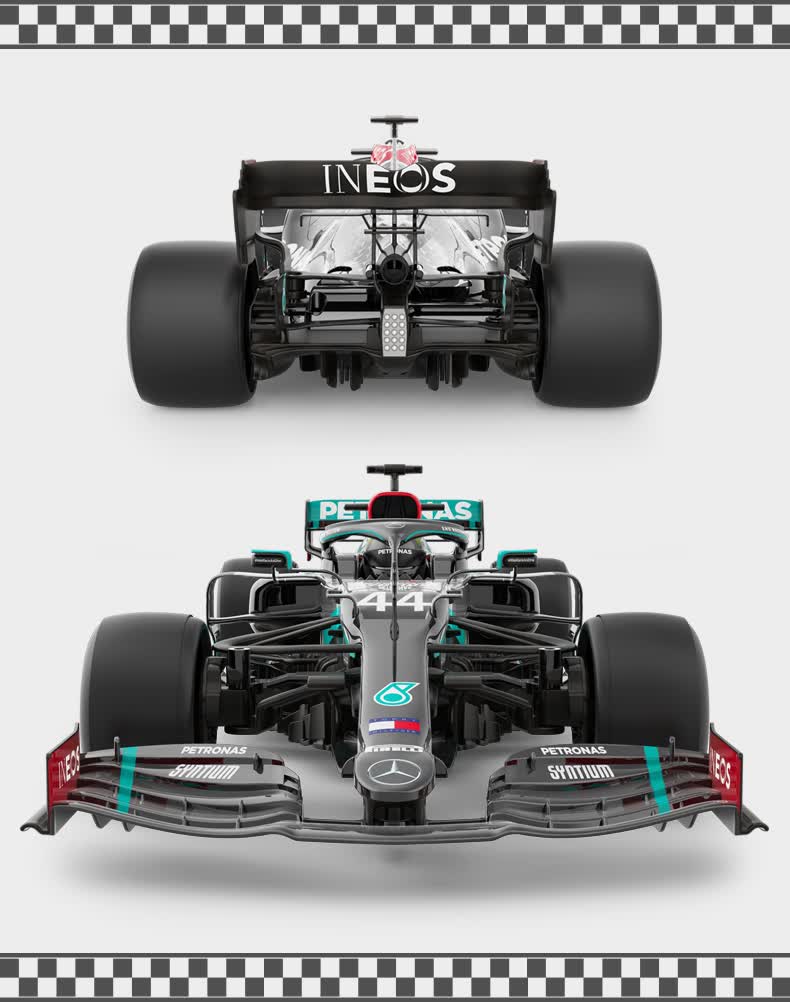 f1方程式赛车模型 梅赛德斯奔驰w11收藏级1:12遥控车f1方程式赛车