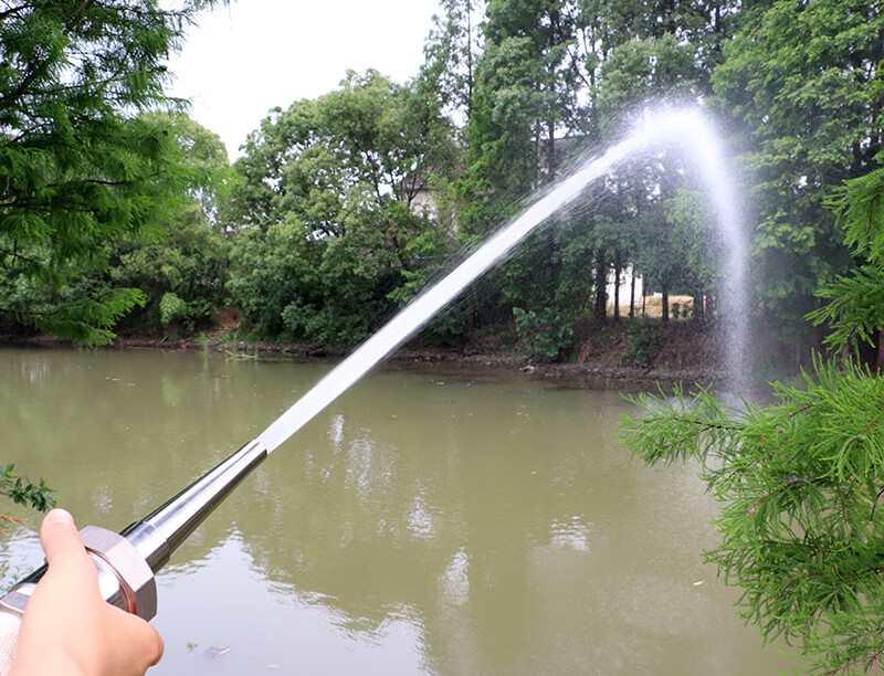 不锈钢万向直射高压水柱喷头异径转接洒水车冲洗灌溉水枪喷嘴 四分外