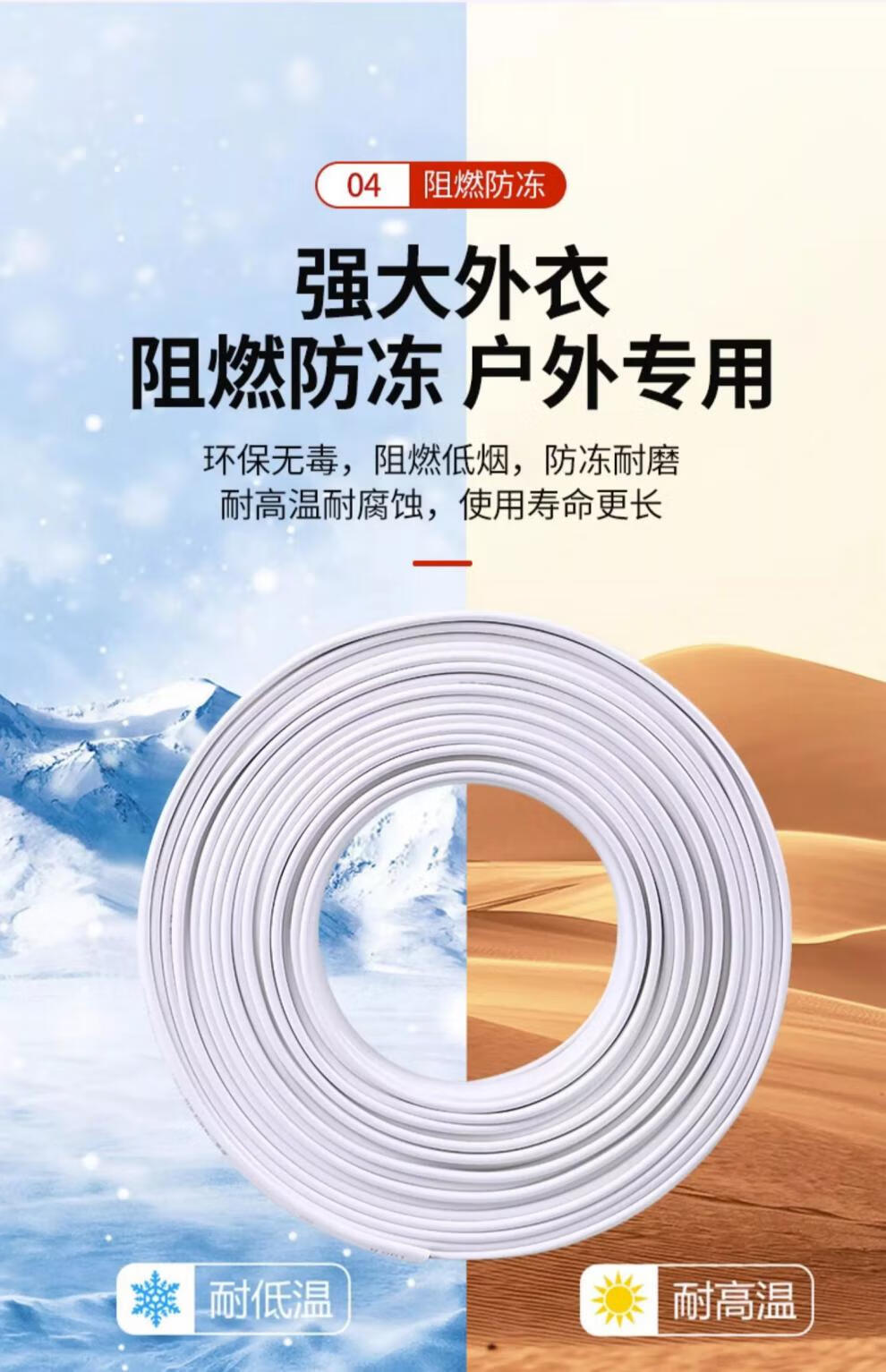 15，純銅芯電線軟線家用護套線2芯1.52.546平方電源線家裝硬線 軟線2芯1平方 (國標純銅可+檢) 5m