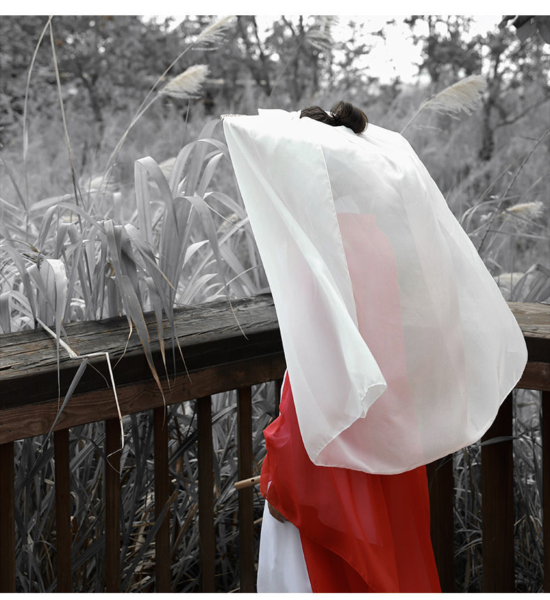 靓女街斗笠帽竹编帽子斗笠古风摄影道具儿童古装汉服竹编帽女侠客防晒