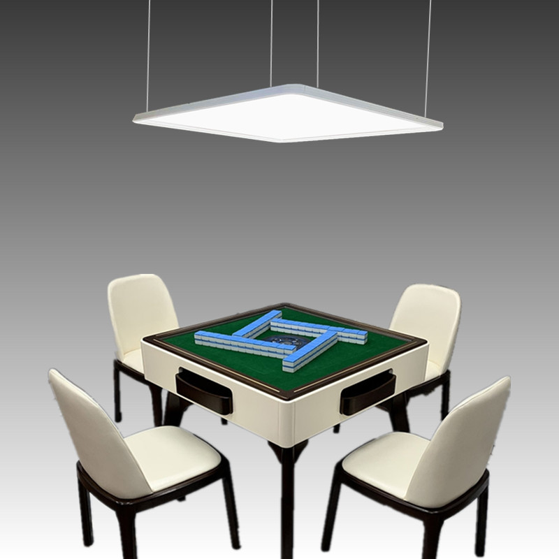 麻将桌专用吊灯棋牌室会所麻将机麻将桌房升降调节高亮led无影灯 黑色