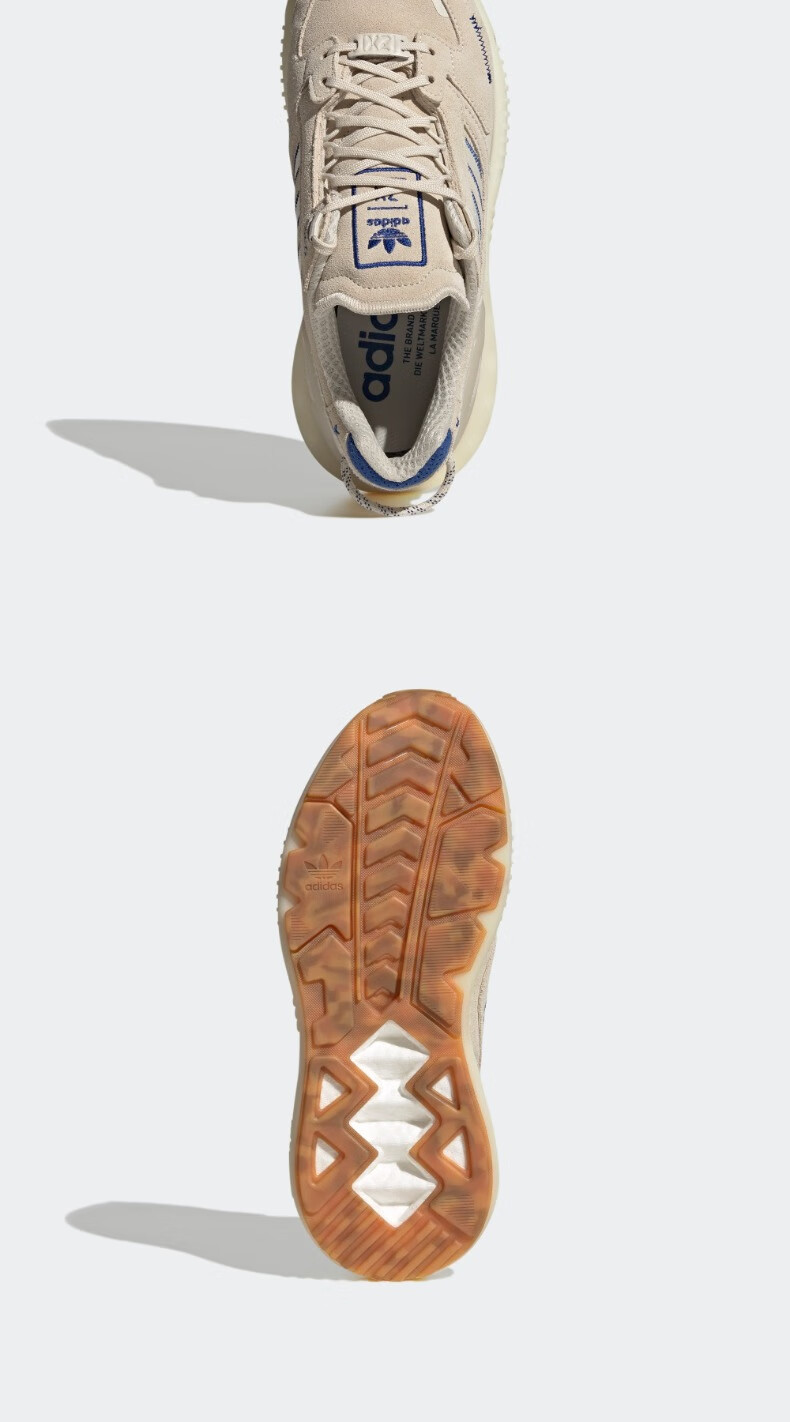 adidas阿迪达斯官方三叶草zx 5k boost男女新款经典舒适运动鞋 白 40