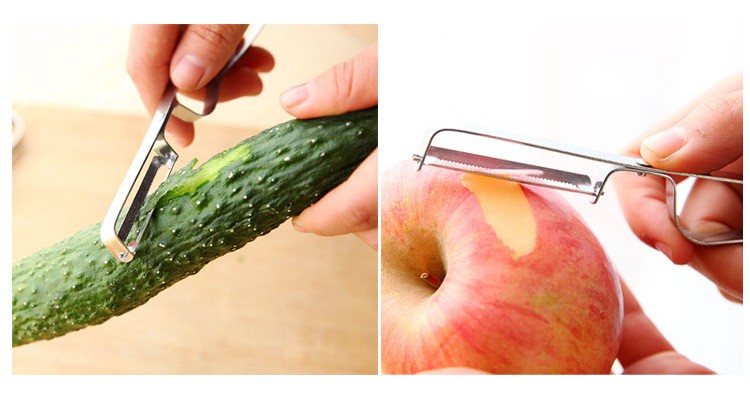 不锈钢削皮苹果削皮器去皮多功能瓜蔬刨皮刮皮1