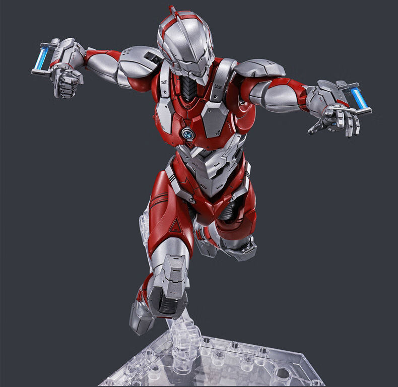 万代拼装模型 1 12 frs 机动奥特曼 早田进次郎 可动改良版 【盒损不