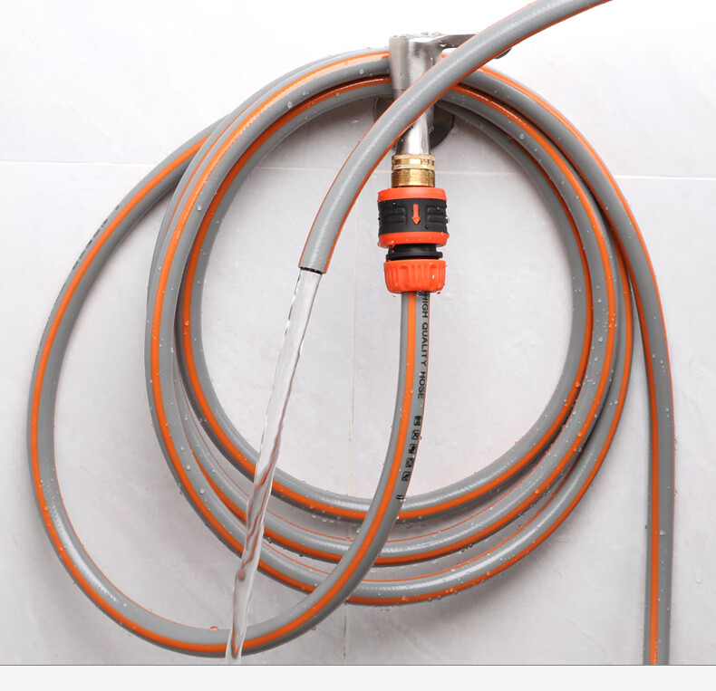 水管软管家用接水龙头自来水带接头4分洗车浇花胶管阳台冲洗pvc管1支