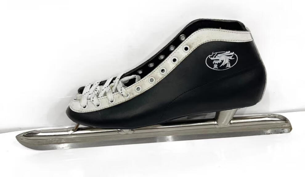 短道速滑冰刀鞋速滑冰刀鞋成人青少年初级速滑大道冰刀鞋老款黑龙速滑