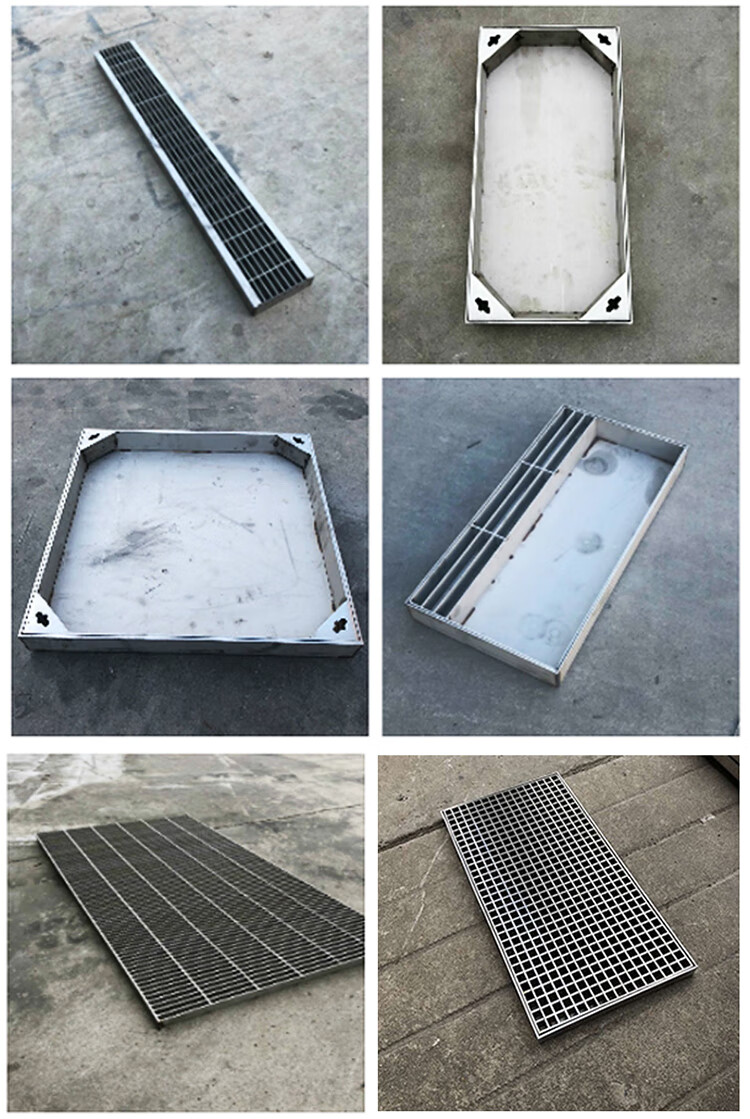 定制304不锈钢井盖方形隐形装饰窨井盖地沟下水道盖板格栅水篦子