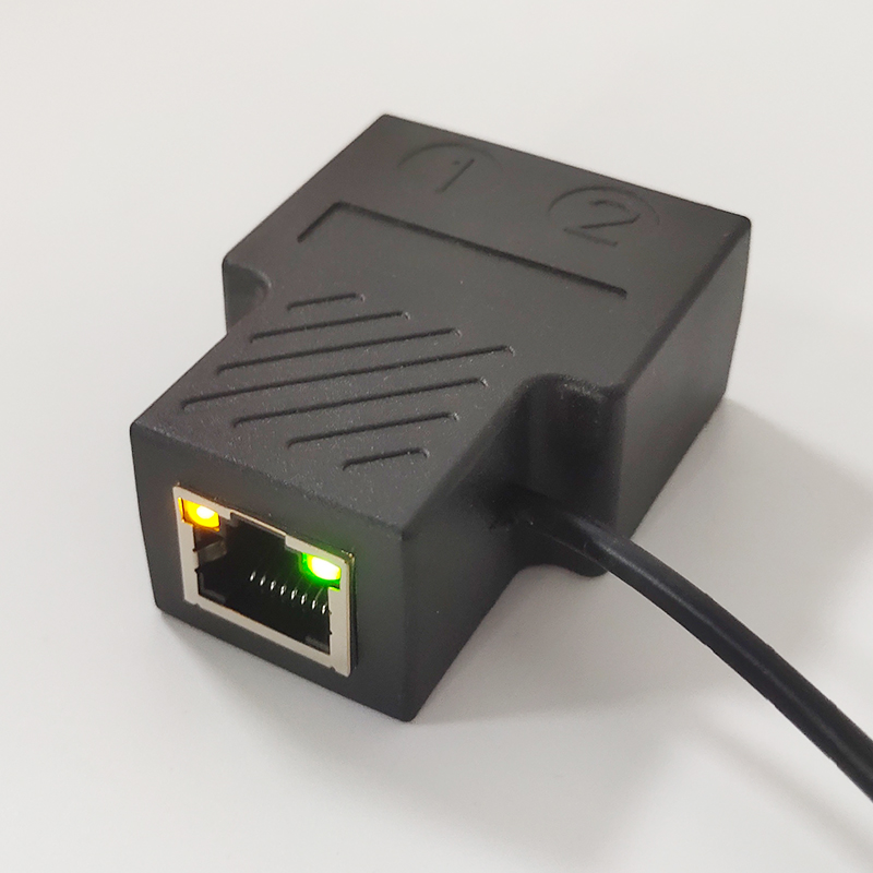 通用网线分线器一分二同时上网络三通头宽带连接rj45对接头网络分线器
