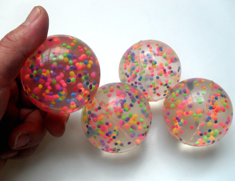 一号龙珠弹力球80后童年怀旧玩具实心弹力球大号橡皮弹跳球扭蛋橡胶