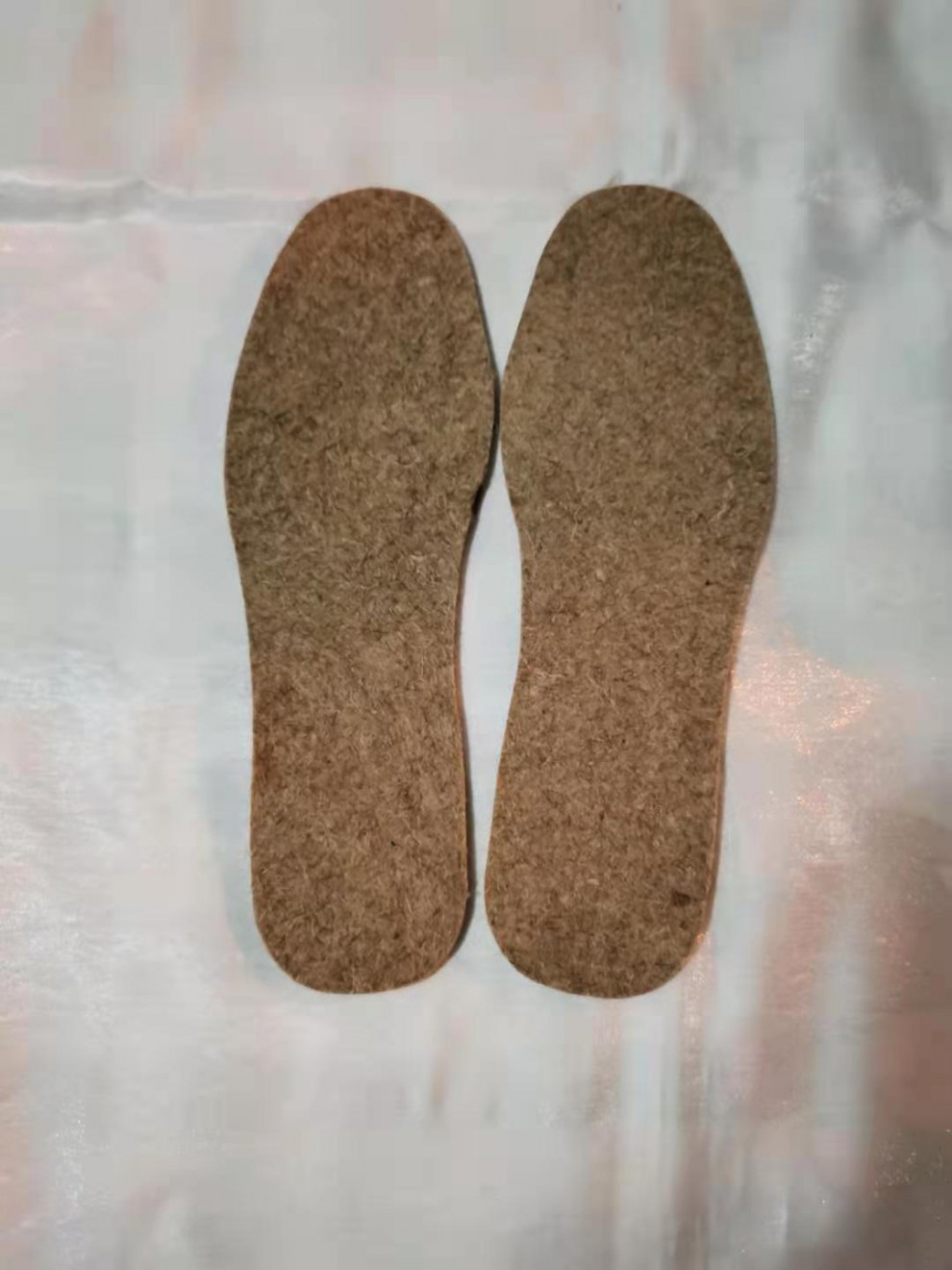 蒙古国羊毛毡子鞋垫原单保暖质定制款 联名定制款 驼色 38【图片 价格