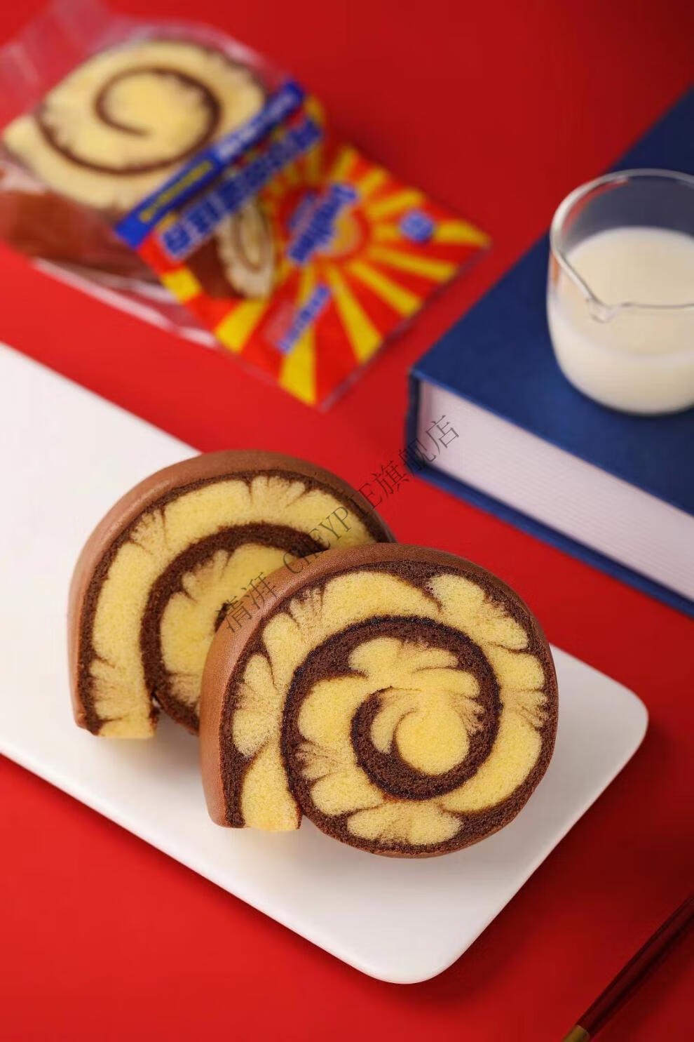 卷儿童营养早餐面包网红食品西式糕点点心独立包装400g阿华田蛋糕2箱