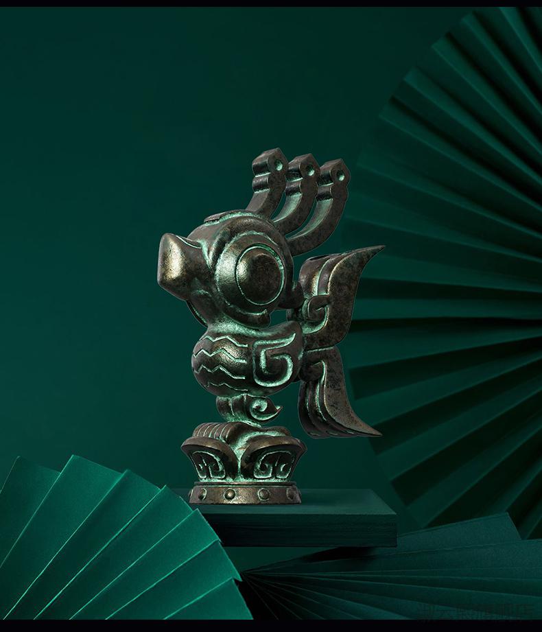 三星堆纪念品 盲盒三星堆祈福神官盲盒博物馆纪念周边大立人金面具潮