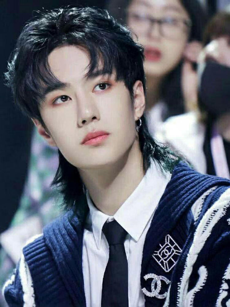 片希假发男生鲻鱼头超a狼尾酷帅气韩版自然短直发个性cos蓬松全头套式