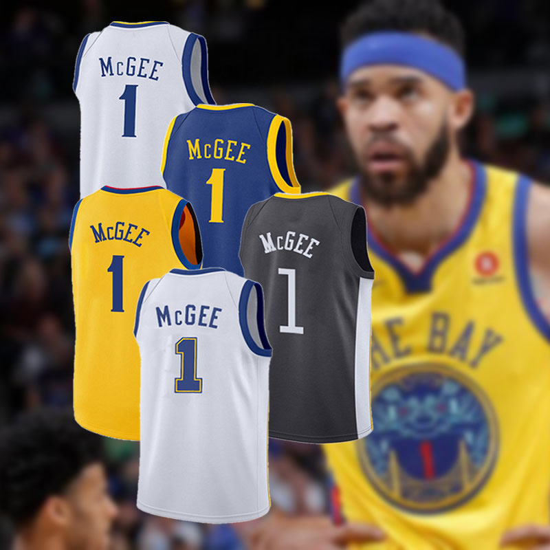 耐尅全明星滕讯体育新赛季勇士队号贾维尔麦基球衣mcgee城市版篮球服