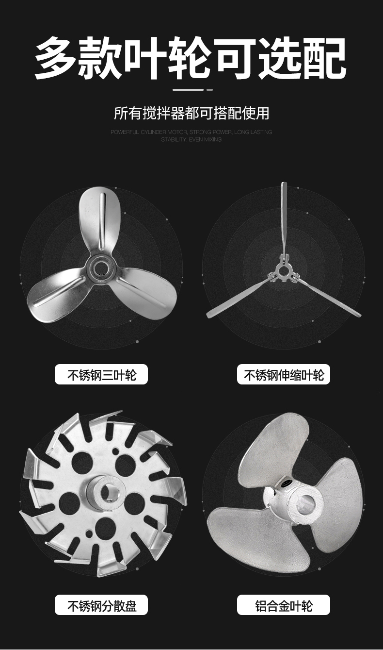 藍牌氣動攪拌機工業手提升降手持式不鏽鋼攪拌器油漆液體膠水塗料藍牌