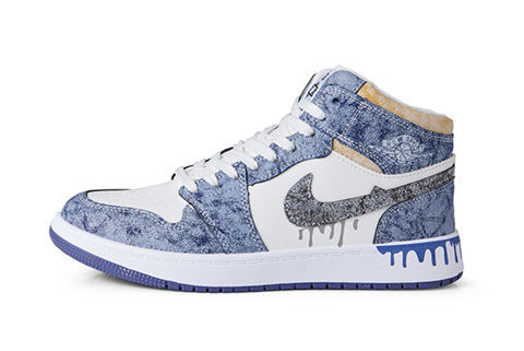 chenlang空军板鞋莆田鞋同款aj高帮空军一号秋季冰淇淋女鞋学生百搭