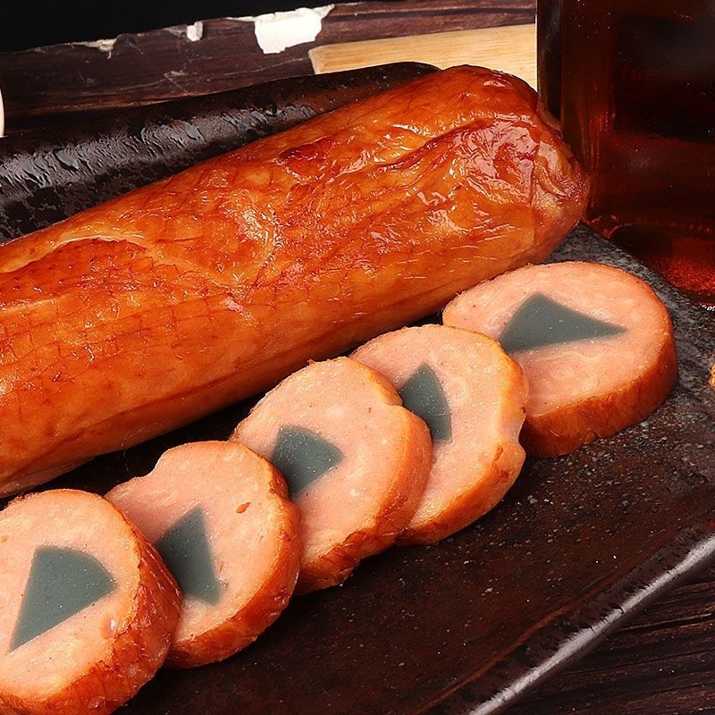 松花鸡腿肠哈尔滨风味红肠东北熏味零食熟食开袋即食下酒菜200g6袋3多