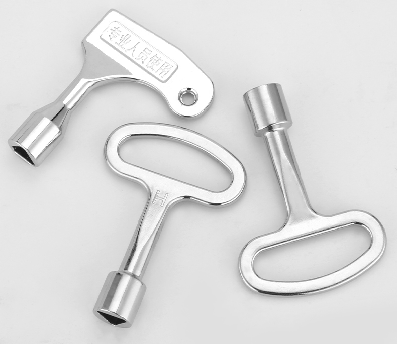 通用型三角钥匙三菱奥的斯通力申菱电梯三角锁电柜箱火车门配件三角锁