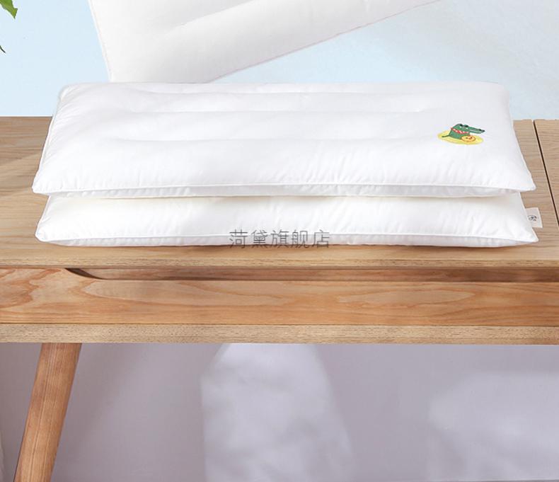 远梦家纺枕头远梦家纺水洗学生枕枕芯定型枕护颈全棉成人枕头低枕小狗