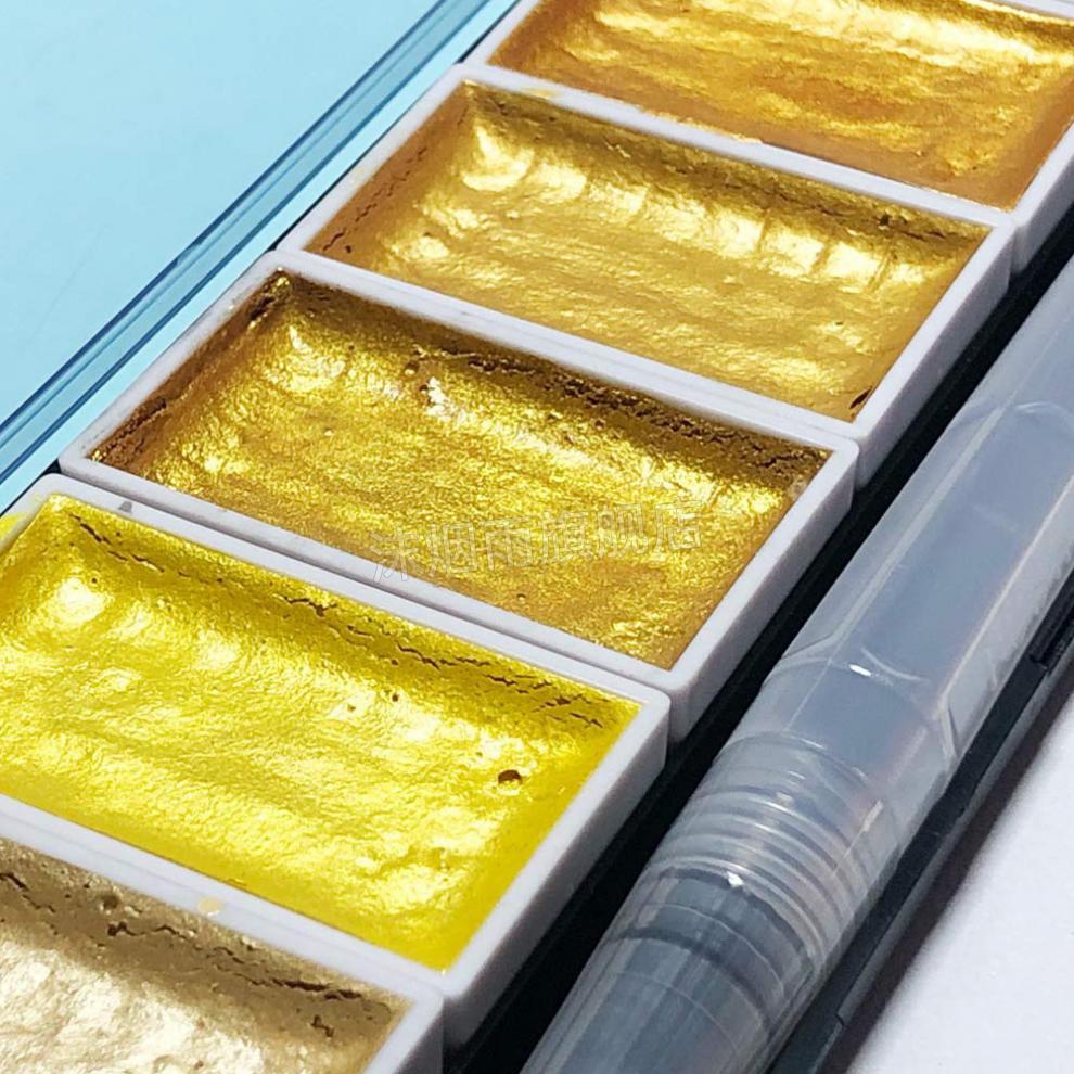 新款写对联的油性金粉德国黄金粉亮珠光粉金粉亮粉闪光粉颜料粉佛像