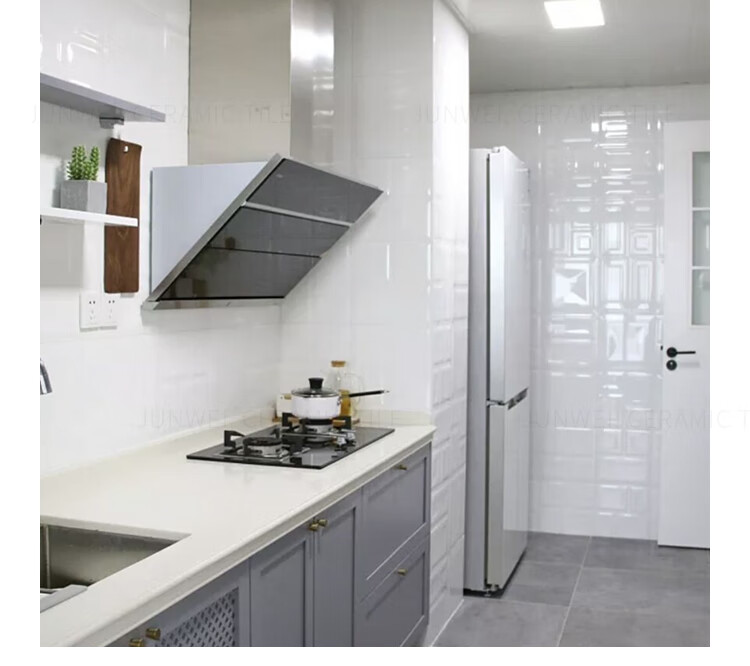 白砖北欧面包砖工字型墙砖洗手间厨房卫生间浴室背景瓷砖300600有启发