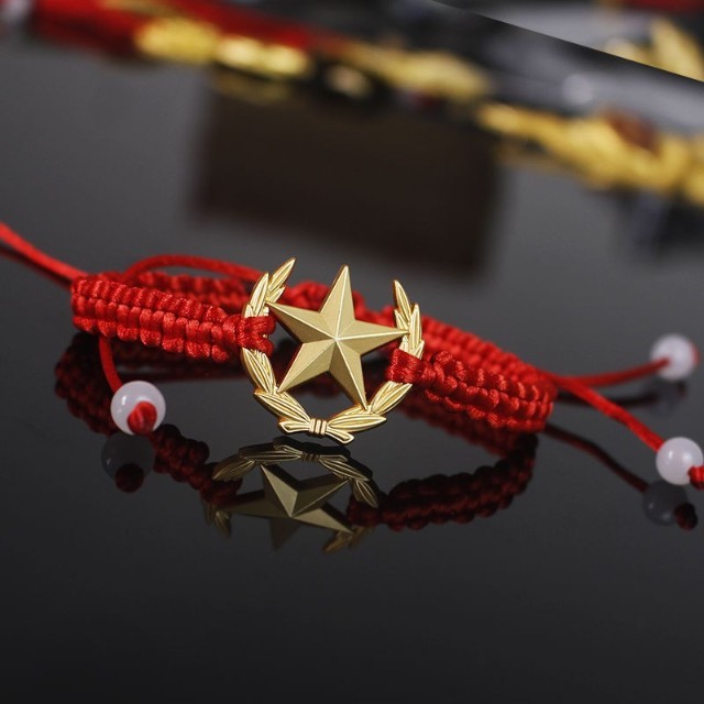 代你名义发货军人同款领花军恋编织绳手链情侣礼物松手工自编橄榄