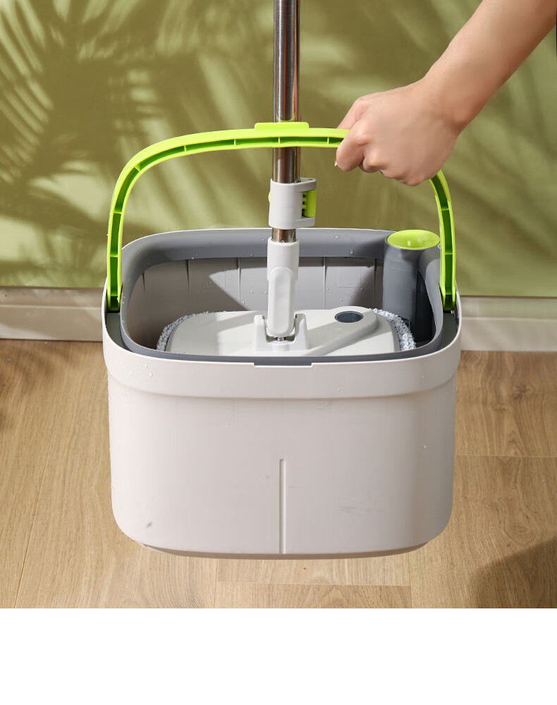 茶花拖把茶花免手洗懒人拖把家用2021新款自动一拖净平板拖地洗脱墩